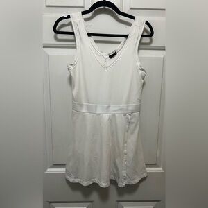 ATM White Sleeveless Women's Tennis Dress Size M